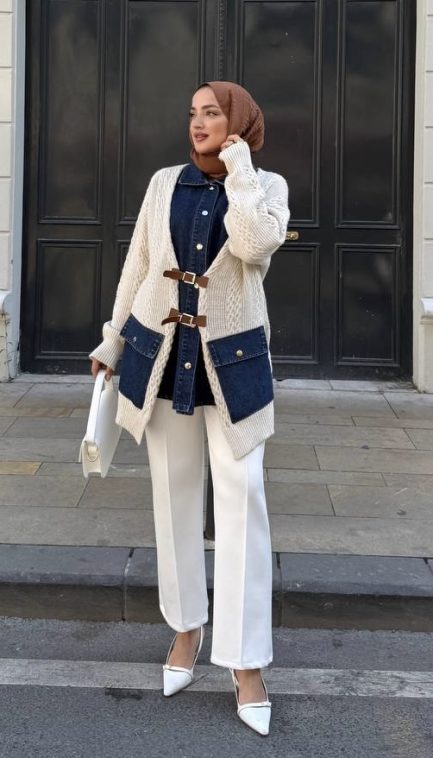 Gilet Crochet En Laine YR